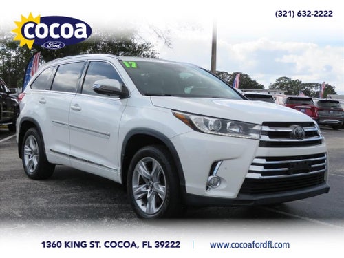 2017 Toyota Highlander Limited Platinum