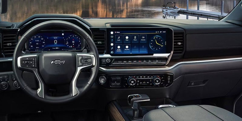 dashboard of 2024 chevrolet silverado 1500 